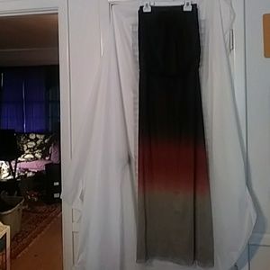 Multi-colored maxi dress